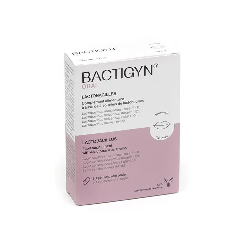 Bactigyn remplace Orogyn - lactobacilles pour la flore vaginale - 30 gelules