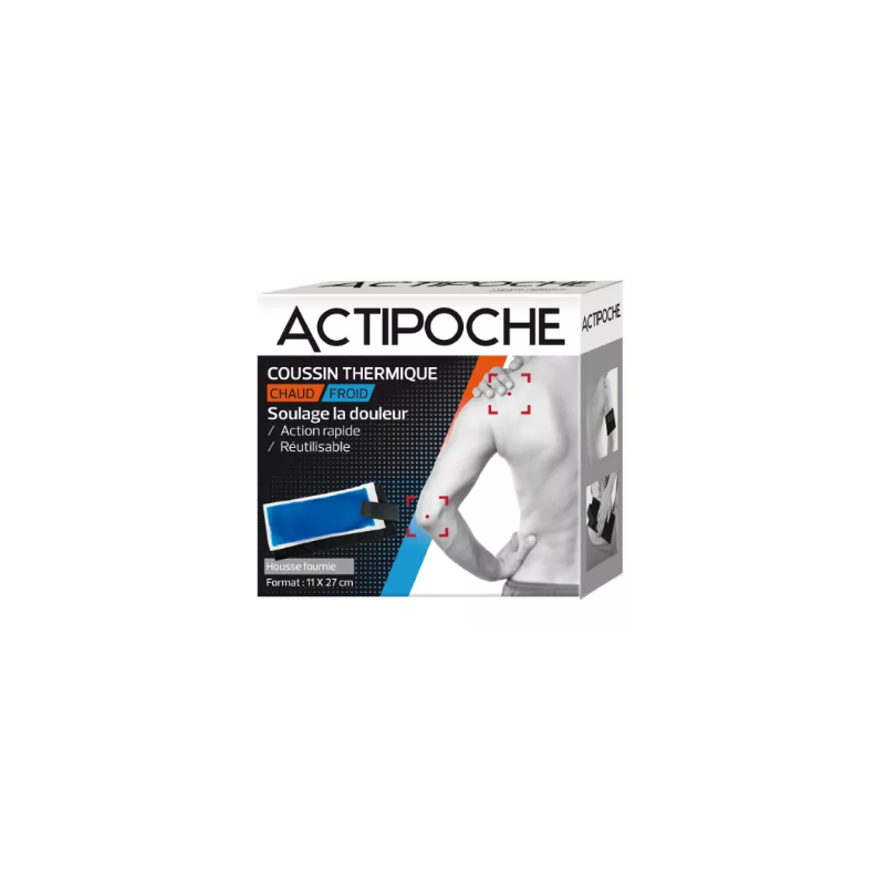 Actipoche Thermal Cushion + Cover - Medium Model 11 x 27 cm