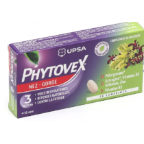 Phytovex Nose - Throat - Respiratory Tracts - UPSA - 20 Tablets