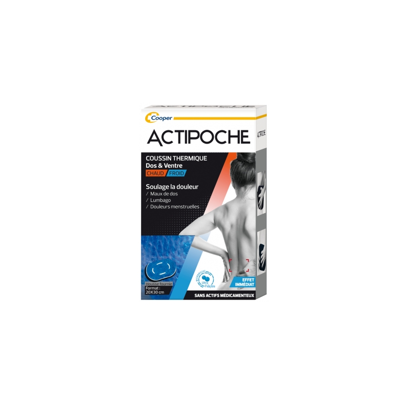 Actipoche - Coussin Thermique - Dos & Ventre - 20x30 cm