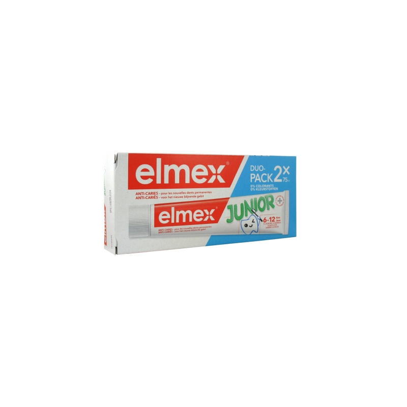 Toothpaste - Junior 6-12 Years - Elmex - 2 X 75ml
