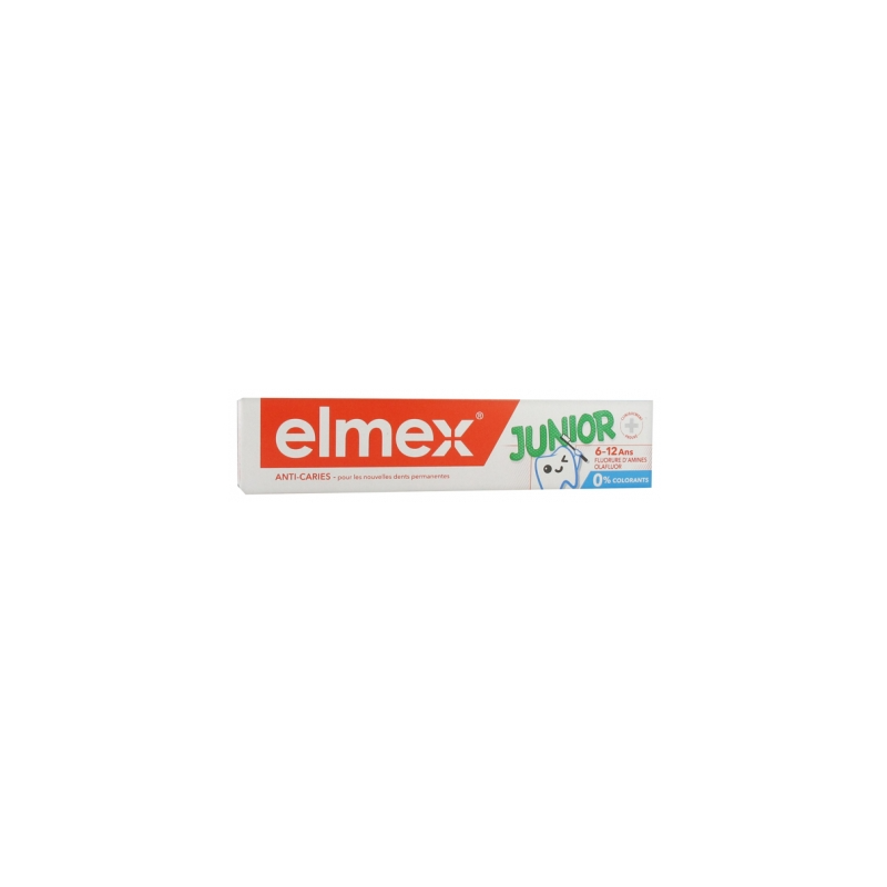 Dentifrice - Protection contre les Caries - Junior 6-12 ans - Elmex - 75 ml