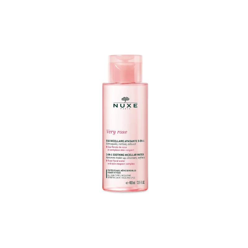 Eau Micellaire Apaisant - Very Rose - Nuxe - 400 ml
