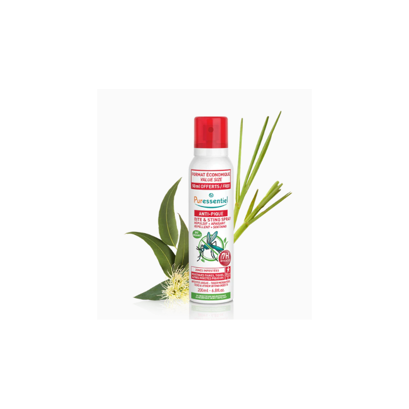 Puressentiel Anti-Sting Repellent Spray, 200 ml