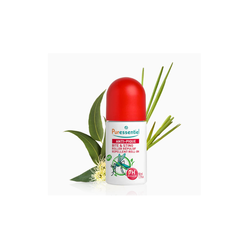 Anti-Pique Roller Repellent Face and Body Puressentiel, 50 ml