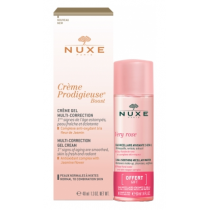 Crème Gel Multi-Correction - Crème Prodigieuse Boost - Eau micellaire Very Rose Offert - Nuxe - 40 ml