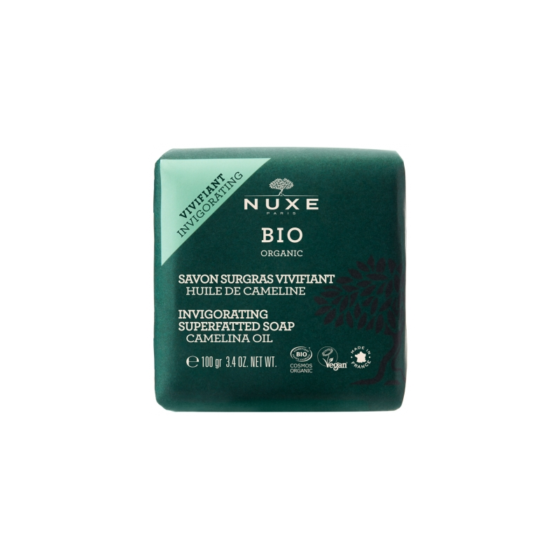 Invigorating Surgras Soap - Camelina Oil - Nuxe Bio - 100g