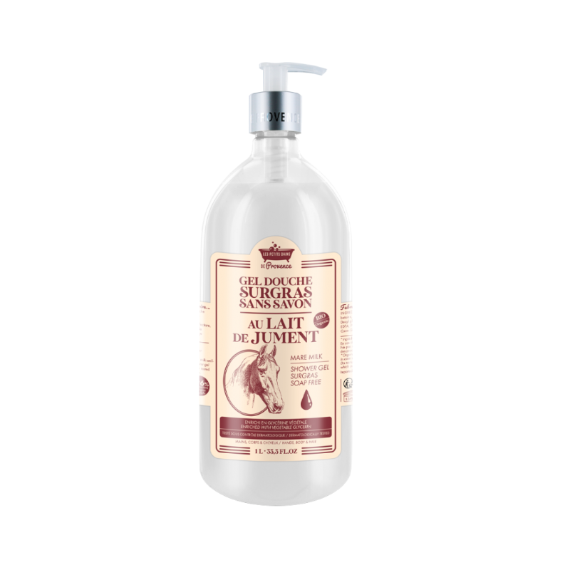 Surgras Shower Gel - Mare's Milk - Les Petits Bains de Provence - 1L