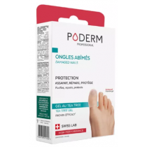 Damaged Nail Protection - Sanitizes Repairs & Protects - Size L - Poderm - 2 Units