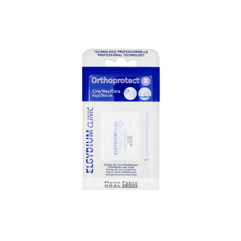 Orthoprotect - Orthodontic Wax Strips - Elgydium Clinic - 7 Strips