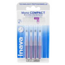 Brossettes Interdentaires - Mono Compact - 1.8 mm - Larges - Inava - 4 Brossettes