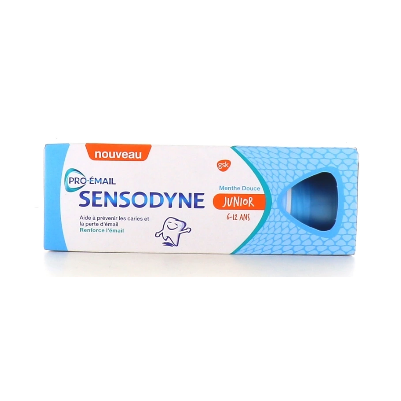Dentifrice Junior - Prévenir les caries & Renforce l'émail - Sensodyne - 50 ml