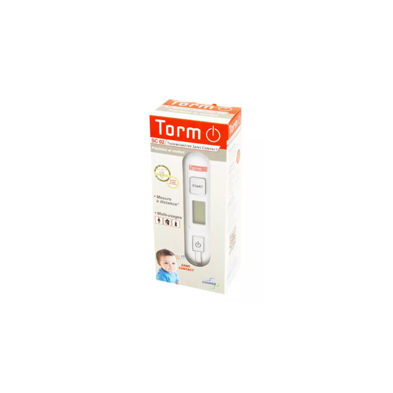 Thermomètre Sans Contact - Précision & Confort - Torm
