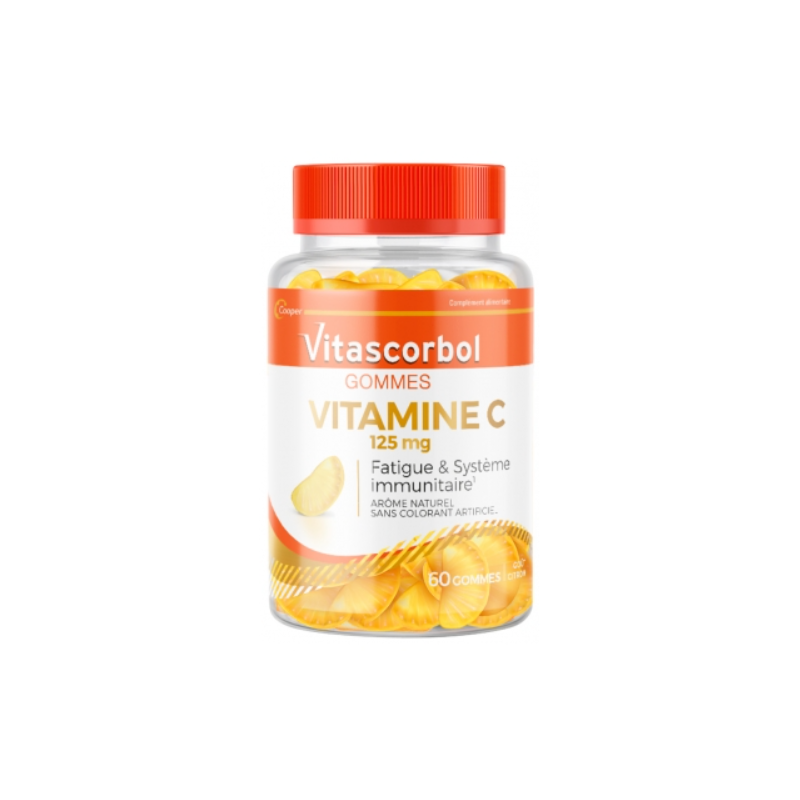 Vitamine C - Fatigue & Système Immunitaire - Vitascorbol - 60 gommes