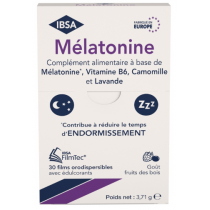 Melatonin - Reduces sleep time - 30 orodispersible films