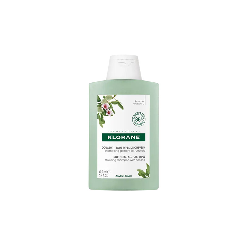 Almond Milk Shampoo, Softness and Hold - Klorane, 400 ml