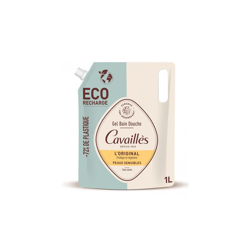 Eco Recharge - Gel Bain et Douche - l'original - Rogé Cavaillès - 1L