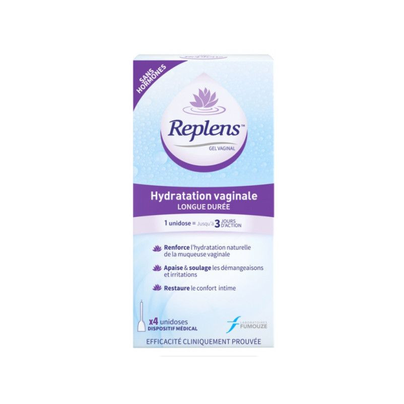 Vaginal Gel - Hydration And Lubrication - Replens - 4 Unidoses