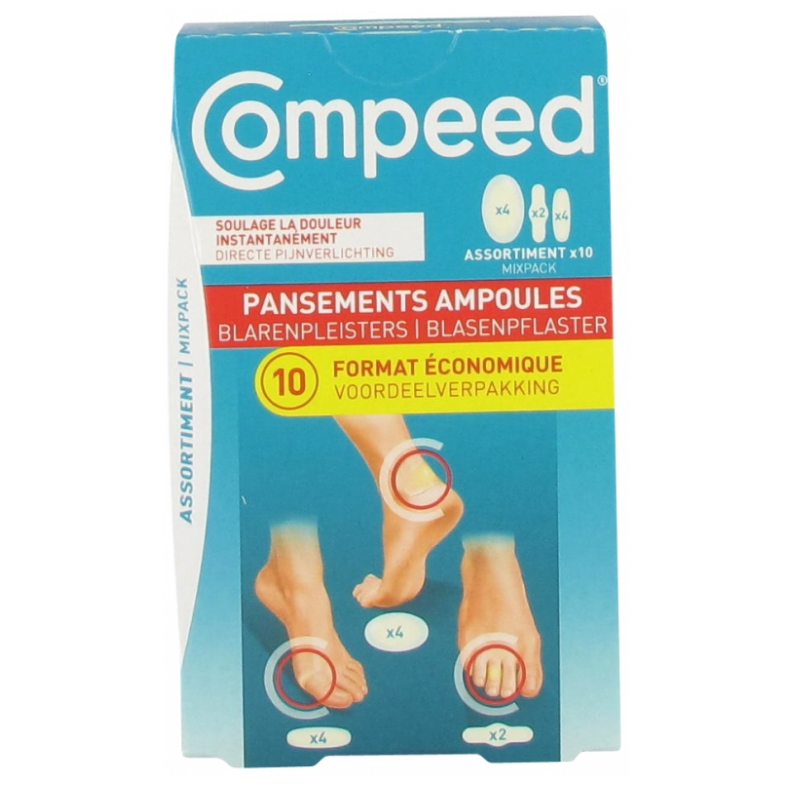 Blister Bandages - Pain Relief - Compeed - 10 Bandages