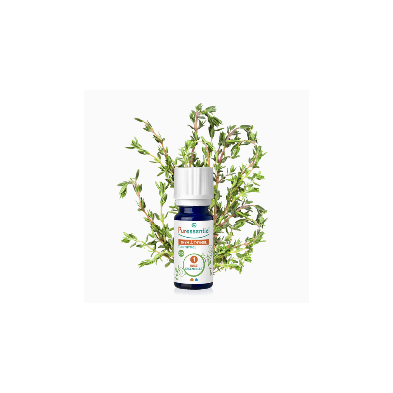 Organic Thyme Thymol Essential Oil - Puressential, 5 ml