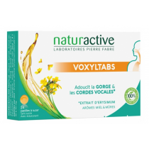 VoxylTabs - Throat Softener - Erysimum Extract - Naturactive - 24 Lozenges