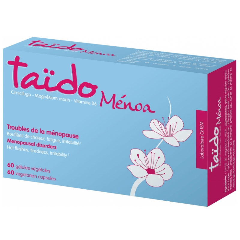 Taïdo Menoa - Menopausal Disorders - 60 Vegetable Capsules