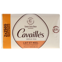 Extra-Mild Surgras Soap - Milk and Honey - Rogé Cavaillès - 2 x 250 G
