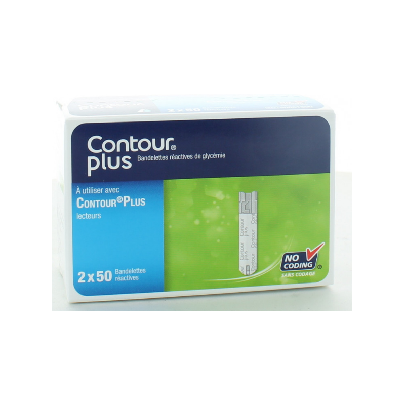 Contour Plus Blood Sugar Test Strips 50 pcs – My Dr. XM