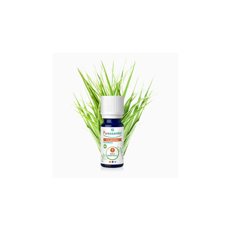 Organic Palmarosa Essential Oil, Puressentiel 10ml