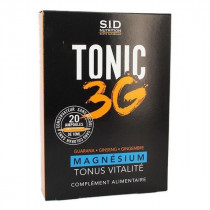 Tonic 3G Magnésium - S.I.D. Nutrition - 20 Ampoules de 10ml