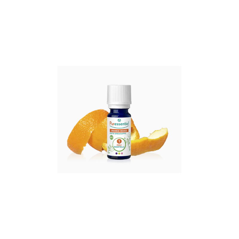 Organic Sweet Orange Essential Oil, Puressentiel, 10 ml