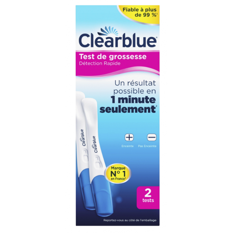 Clearblue Pregnancy Test -1 Minute Only - 2 Tests