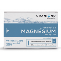 Magnesium Granions - Psychic Manifestations - Oligotherapy - 30 Drinking Ampoules