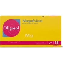 Magnesium OLIGOSOL - Oligosol Mg Magnesium 104.4ug - 28 Ampoules Buvables