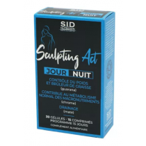 Weight Control and Fat Burner - Day Night - S.I.D. Nutrition - Sculpting Act - 45 Tablets
