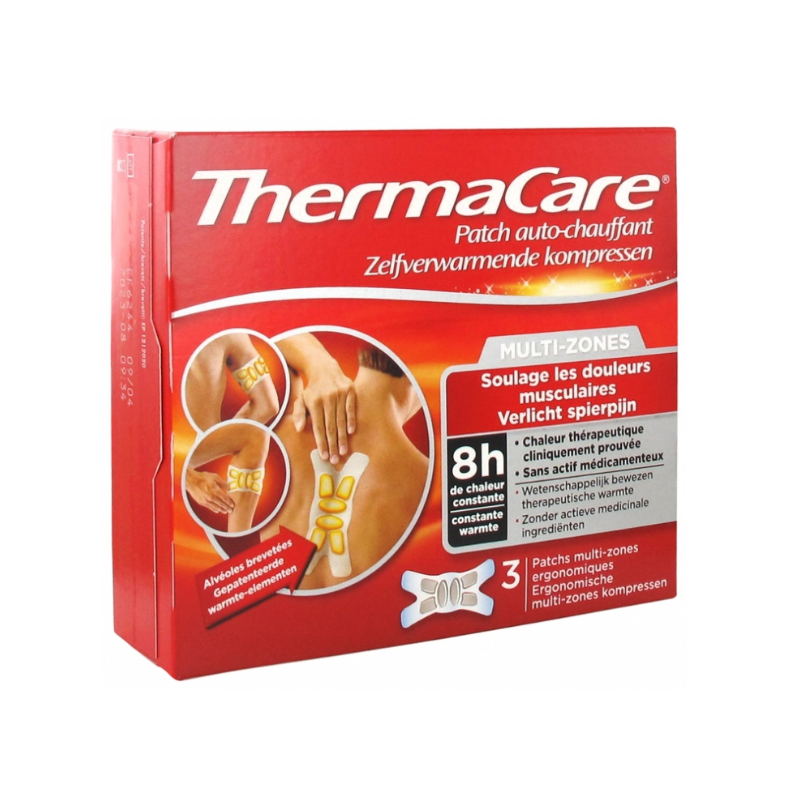 Warming Patches - Multi-zone - ThermaCare - 3 Patches