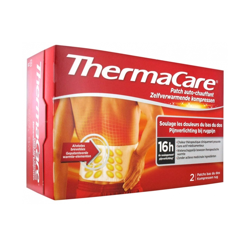 Pain Relief Heating Patches - Lower Back - ThermaCare - 2 Patches