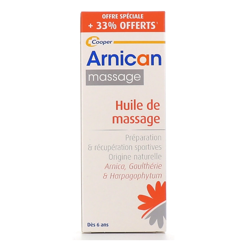 Arnican Massage - Huile de Massage - Préparation Sportive - Cooper - 200 ml