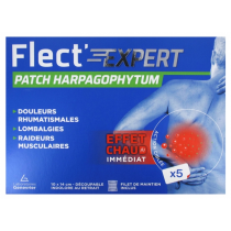 Patch Harpagophytum - Douleurs & Raideurs Musculaires - Flect'Expert - 5 Patchs