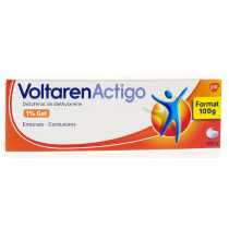 Voltaren Actigo Gel 1% - Diclofenac - Sprains and Bruises - 100 g