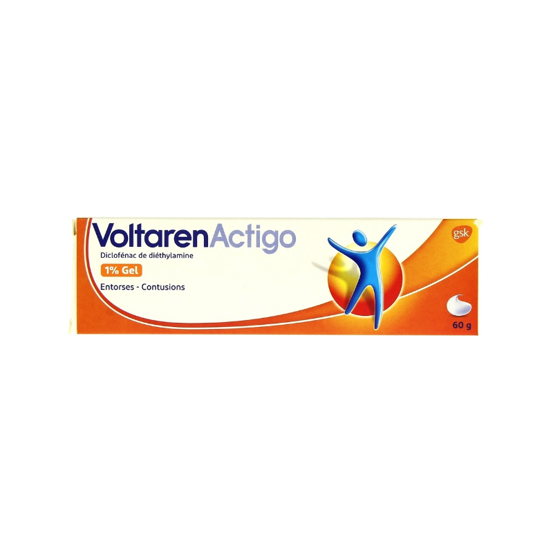 VoltarenActigo Gel 1% - Diethylamine Diclofenac - Sprains and Bruises - 60g