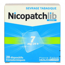 Nicopatchlib 7mg/24h - Sevrage Tabagique - 28 dispositifs transdermiques