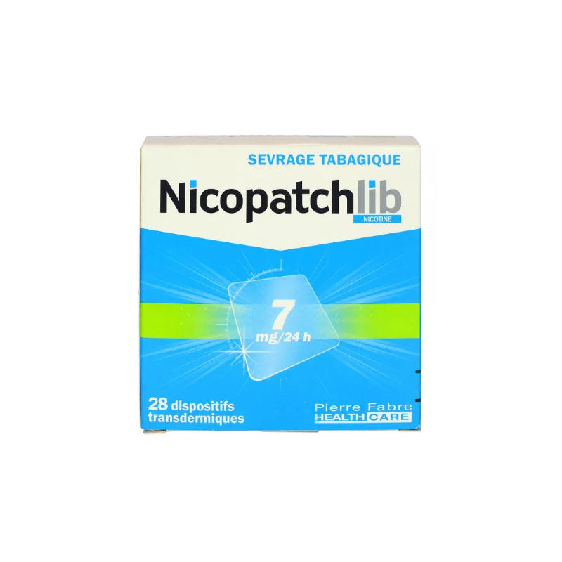 Nicopatchlib 7mg/24h - Smoking Cessation - 28 transdermal devices