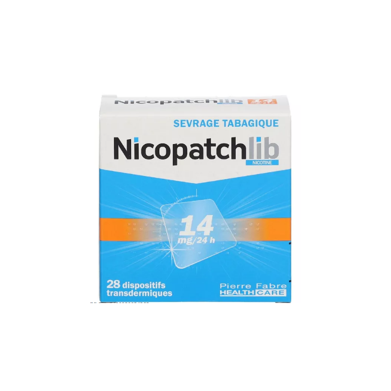 Nicopatchlib 14mg/24h - Smoking Cessation - 28 transdermal devices