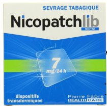 Nicopatchlib 7mg/24h - Sevrage Tabagique - 7 dispositifs transdermiques