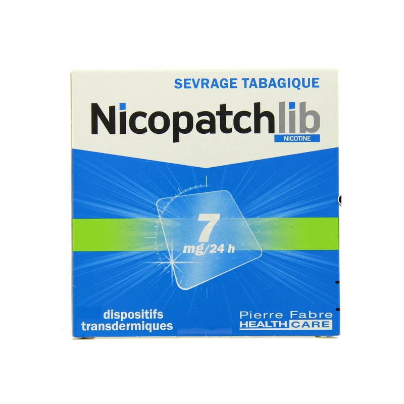 Nicopatchlib 7mg/24h - Sevrage Tabagique - 7 dispositifs transdermiques