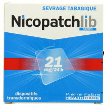 Nicopatchlib 21mg/24h - Sevrage Tabagique - 7 dispositifs transdermiques