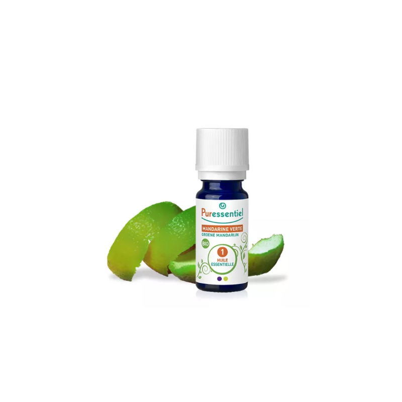 Huile Essentielle Mandarine Verte Bio, Puressentiel, 10 ml