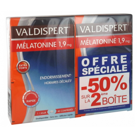 Valdispert Melatonin 1,9mg - Shift Schedules - 2x40 orodispersible ...