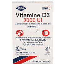 Vitamin D3 2000 IU - Immune System & Bone - Juniper - 30 Orodispersible Films